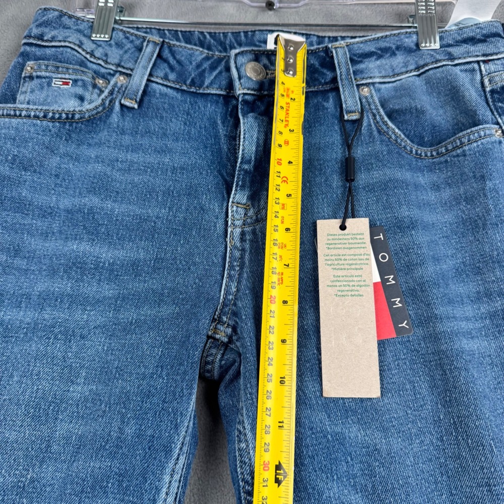 Tommy Jeans Sophie Low Straight Medium Wash Denim DW0DW19263 28x32 NWT - Picture 3 of 9